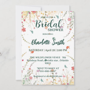 Cartão De Festividades Pássaros Aquarela Primavera Nome Floral Flor Silve