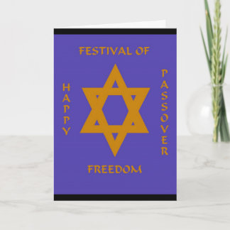 Cartão De Festividades Passover Card