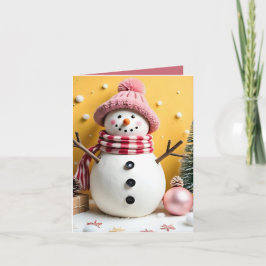 Cartão De Festividades Pastel Christmas - Folded Holiday Card
