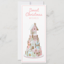 Cartão De Festividades Pastel Gingercake em açúcar