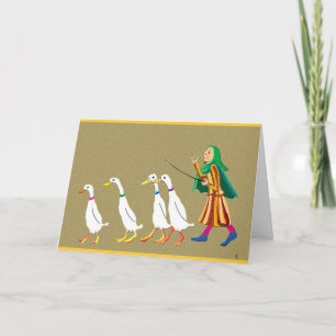 Cartão De Festividades Pastor de patos