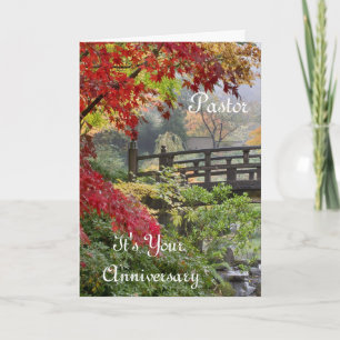 Cartão De Festividades Pastor It's Your Anniversary