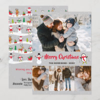 Pátria de Natal Snowman Penguin 4 Foto