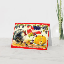 Cartão De Festividades Patriot Turkey - Card