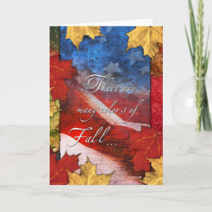 Cartão De Festividades Patriotic Thanksgiving Card