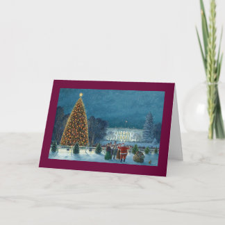 Cartão De Festividades Paul McGehee "Christmas in Washington" Card