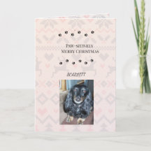 Paw-stively Merry Christmas with Pet Photo