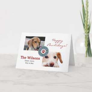 Cartão De Festividades Pawlidays Felizes com Várias Fotografias