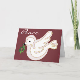 Cartão De Festividades Paz