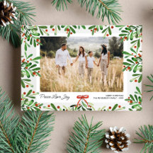 Paz Amor Alegria, Bagas de Natal, Foto Personaliza