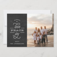 Paz Amor Alegria Religiosa Giz Natal Foto