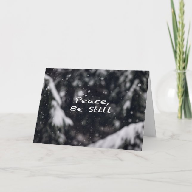 Cartão De Festividades Paz, Continua... (Frente)