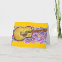 Paz de Violão Acústico na Terra