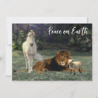Paz em Earth Lion Lamb Unicorn