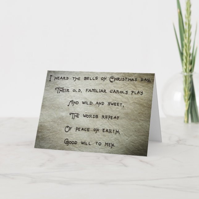 Cartão De Festividades Paz na Terra (Frente)