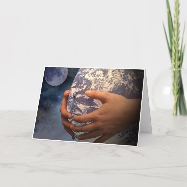 Cartão De Festividades Paz na Terra (Frente)