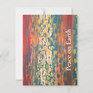 Cartão De Festividades Paz na Terra