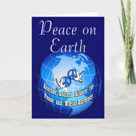 Cartão De Festividades Paz na Terra