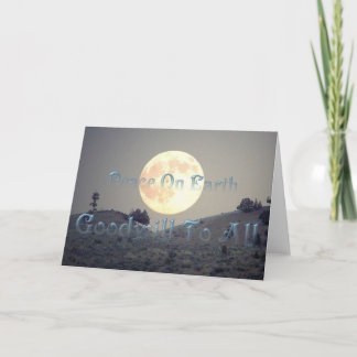 Cartão De Festividades Paz na Terra Boa Vontade para Todos