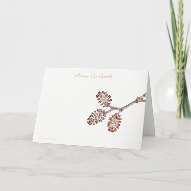 Cartão De Festividades Paz na Terra: Poder do Amor (Frente)