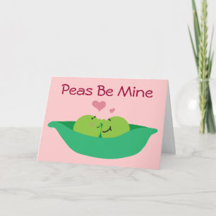Cartão De Festividades Pea Pod Sweetararts Be Mine Card