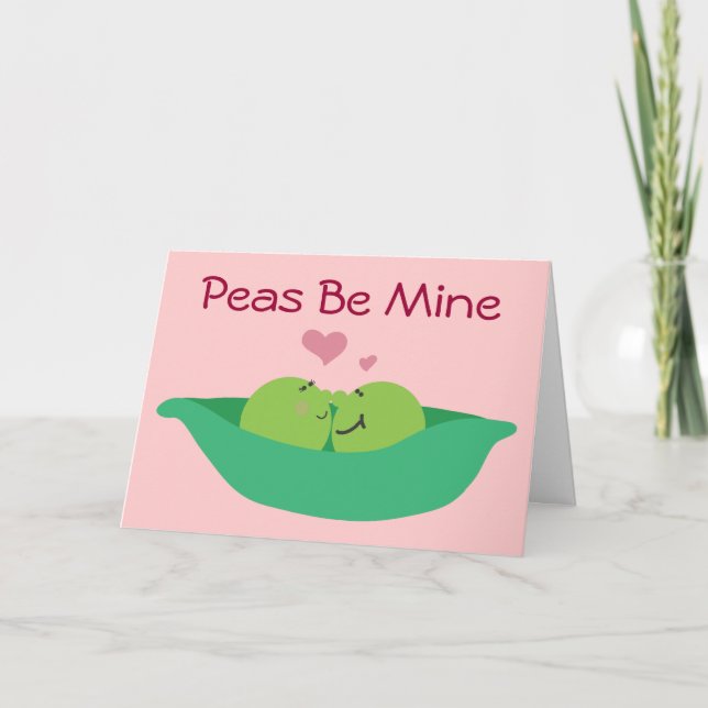 Cartão De Festividades Pea Pod Sweetararts Be Mine Card (Frente)