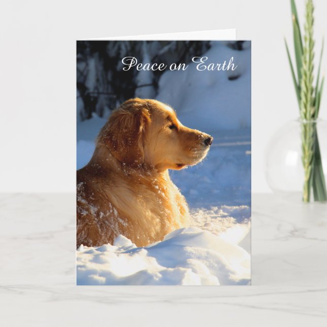 Cartão De Festividades Peace (Frente)