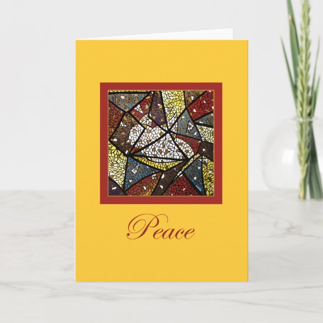 Cartão De Festividades Peace Dove (Holy Spirit) Christmas Card (Frente)