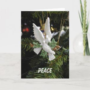 Cartão De Festividades Peace Doves Holiday Card