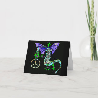 Cartão De Festividades Peace Dragon