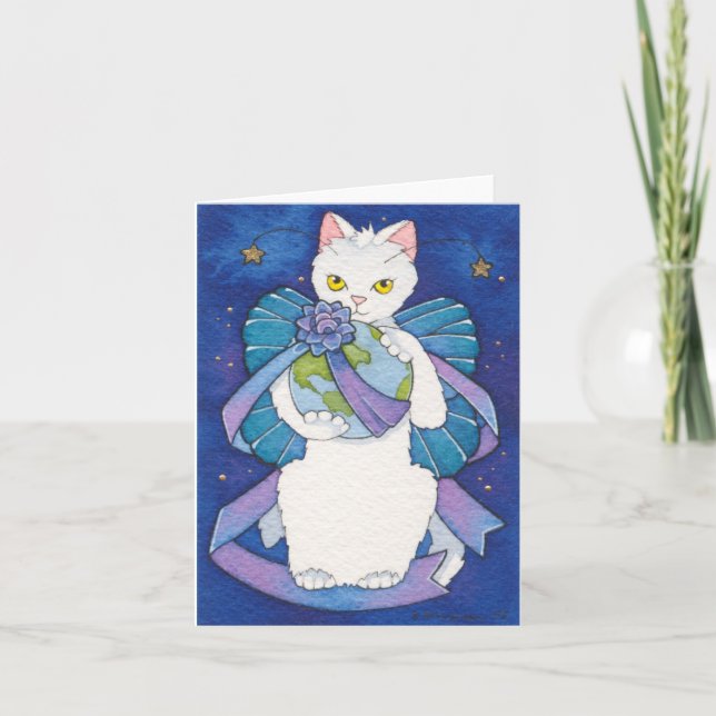 Cartão De Festividades Peace for Christmas notecard (Frente)