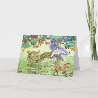 Cartão De Festividades Peace Holiday Card