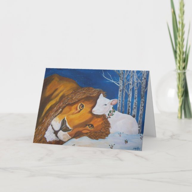 Cartão De Festividades Peace on Earth (Frente)