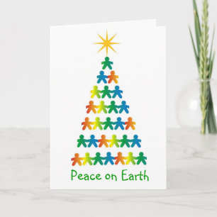 Cartão De Festividades Peace on Earth card