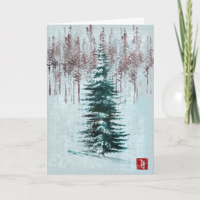 Cartão De Festividades Peace on Earth Holiday Card (Frente)