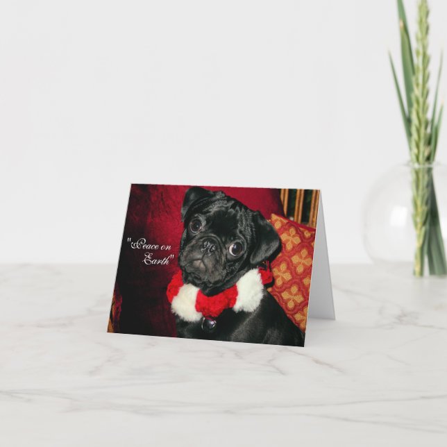 Cartão De Festividades Peace on Earth Holiday Card (Frente)