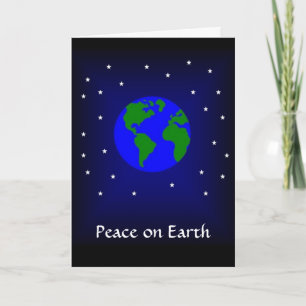 Cartão De Festividades Peace on Earth holiday card