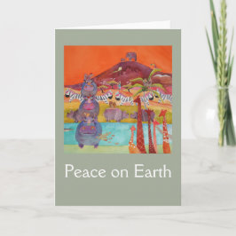 Cartão De Festividades Peace on Earth Holiday Cards