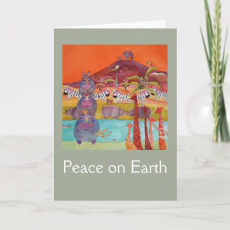 Cartão De Festividades Peace on Earth Holiday Cards