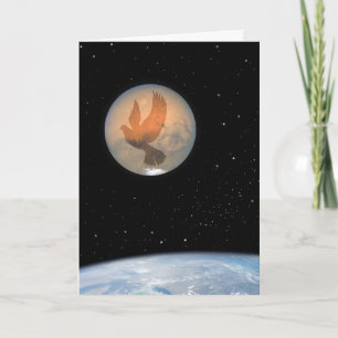 Cartão De Festividades Peace on Earth Peace Dove – Hubble Space Telescope