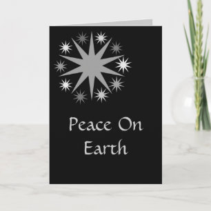 Cartão De Festividades Peace OnEarth
