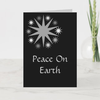 Cartão De Festividades Peace OnEarth