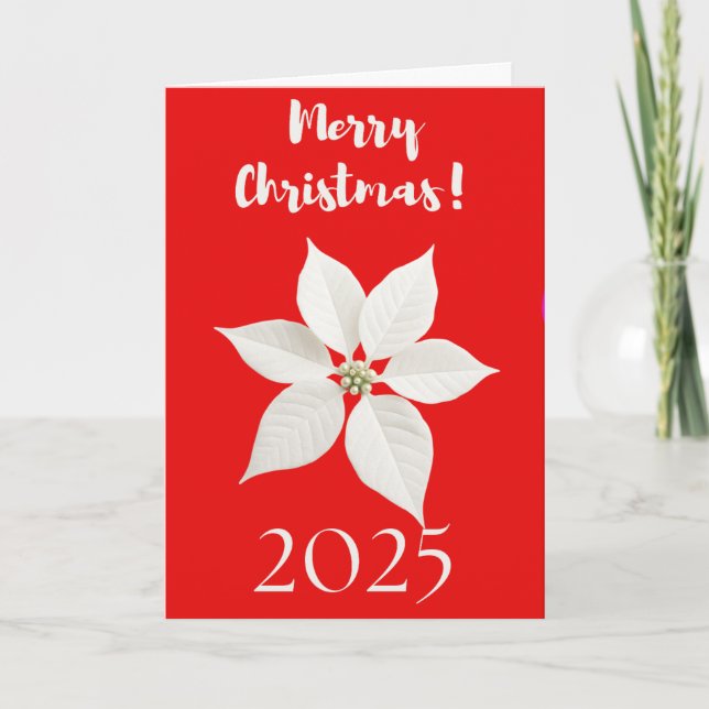 Cartão De Festividades Peaceful Christmas Wishes Greeting Card (Frente)