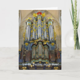 Cartão De Festividades Pealing organ Christmas card - Breda