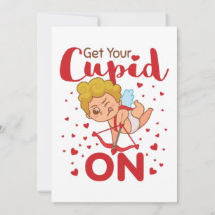Cartão De Festividades Pegue Seu Cupido no Dia dos Namorados