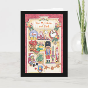 Cartão De Festividades Pela minha mãe e Pai