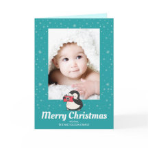 Penguin Winter Holiday Criando Memórias Foto