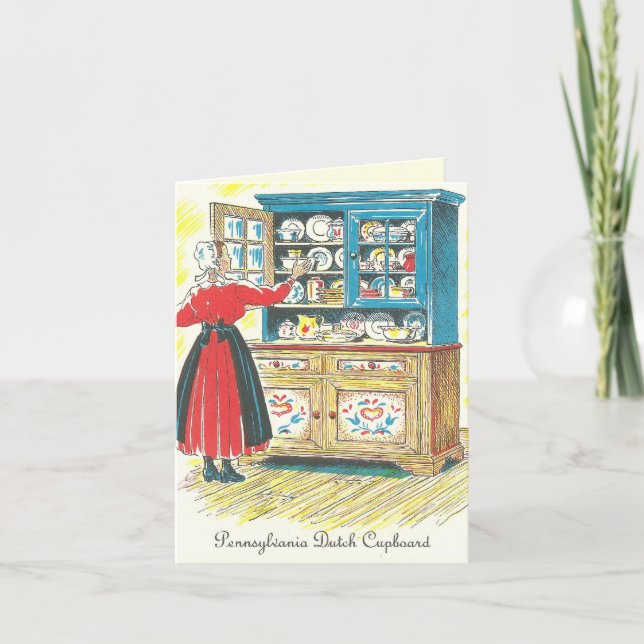 Cartão De Festividades Pennsylvania Dutch Cupboard Liver Dumplings / Saus (Frente)