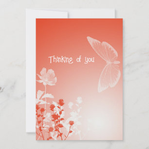 Cartão De Festividades Pensando em você