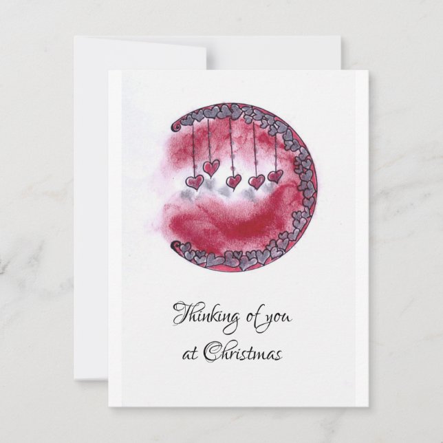 Cartão De Festividades Pensando em você (Frente)
